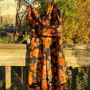 Vintage Donna Ricco Silk Dress Size 4 As Is Some Flecking Material Underneath